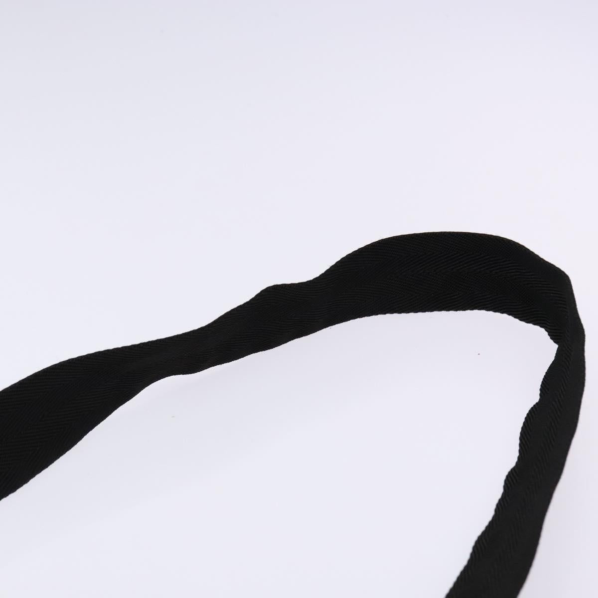 PRADA Shoulder Bag Nylon Black Silver