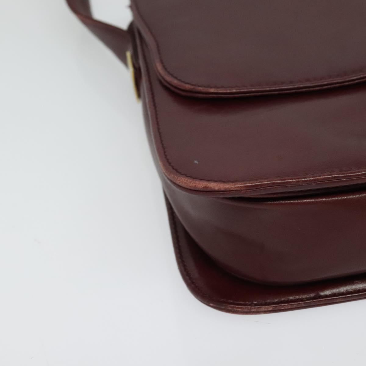 GIVENCHY Shoulder Bag Leather Bordeaux
