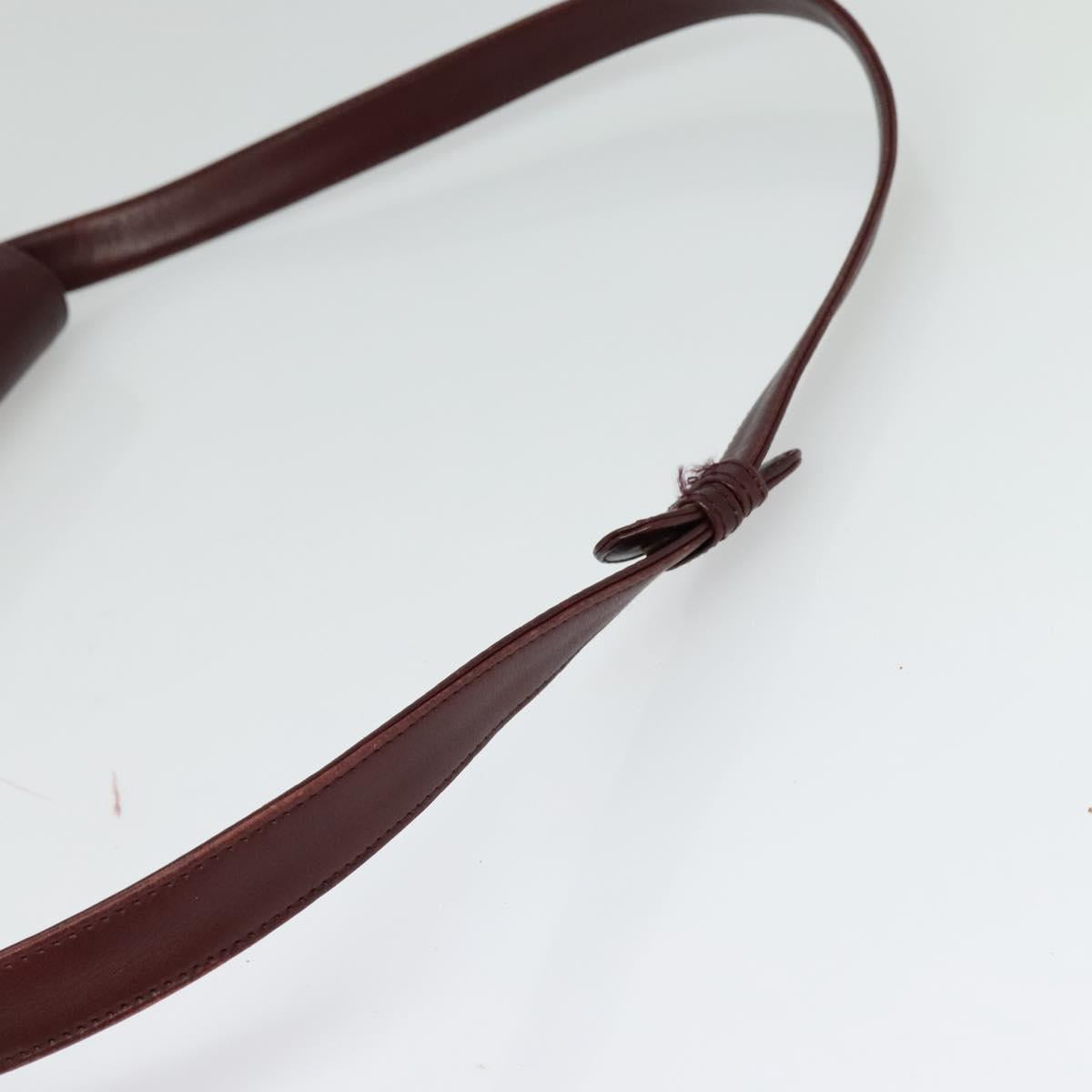 GIVENCHY Shoulder Bag Leather Bordeaux