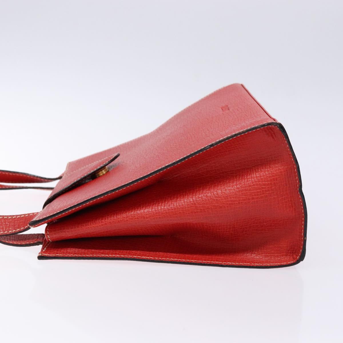 LOEWE Tote Bag Leather Red Gold