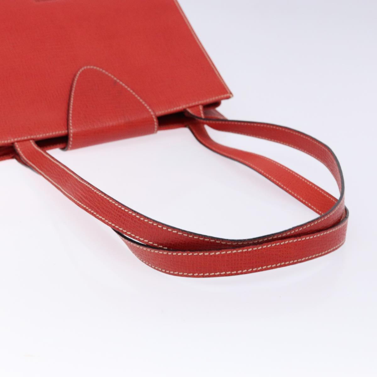 LOEWE Tote Bag Leather Red Gold