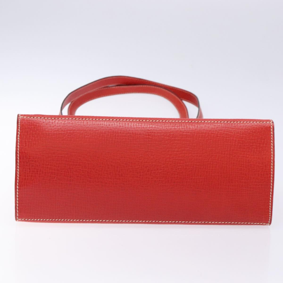 LOEWE Tote Bag Leather Red Gold