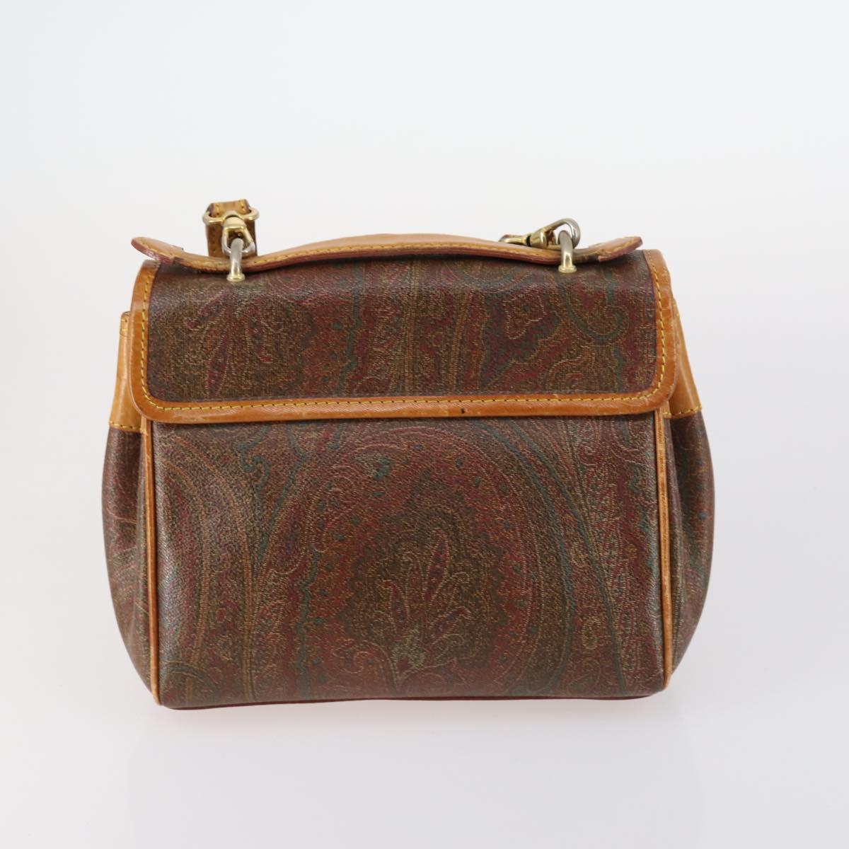 ETRO Paisley Shoulder Bag PVC 3Set Brown