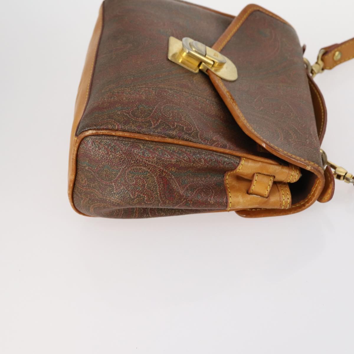 ETRO Paisley Shoulder Bag PVC 3Set Brown