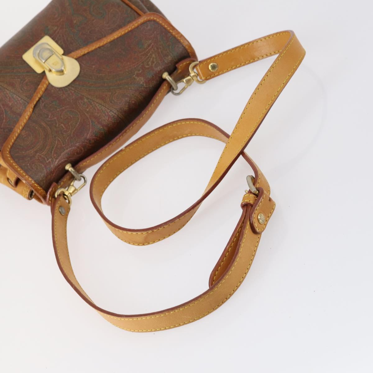 ETRO Paisley Shoulder Bag PVC 3Set Brown
