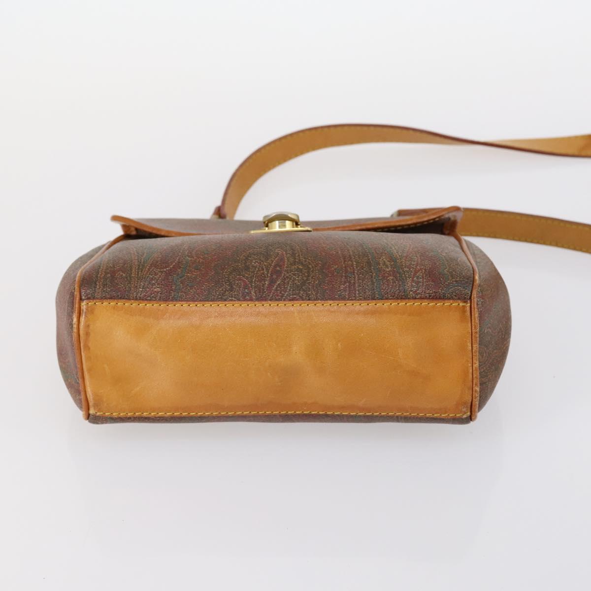 ETRO Paisley Shoulder Bag PVC 3Set Brown