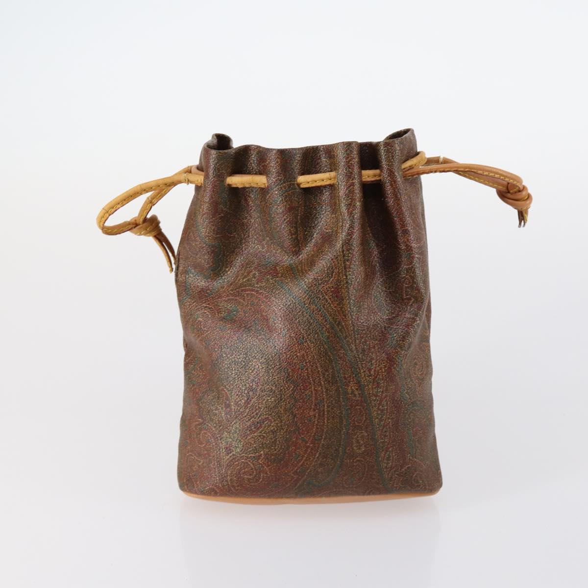 ETRO Paisley Shoulder Bag PVC 3Set Brown