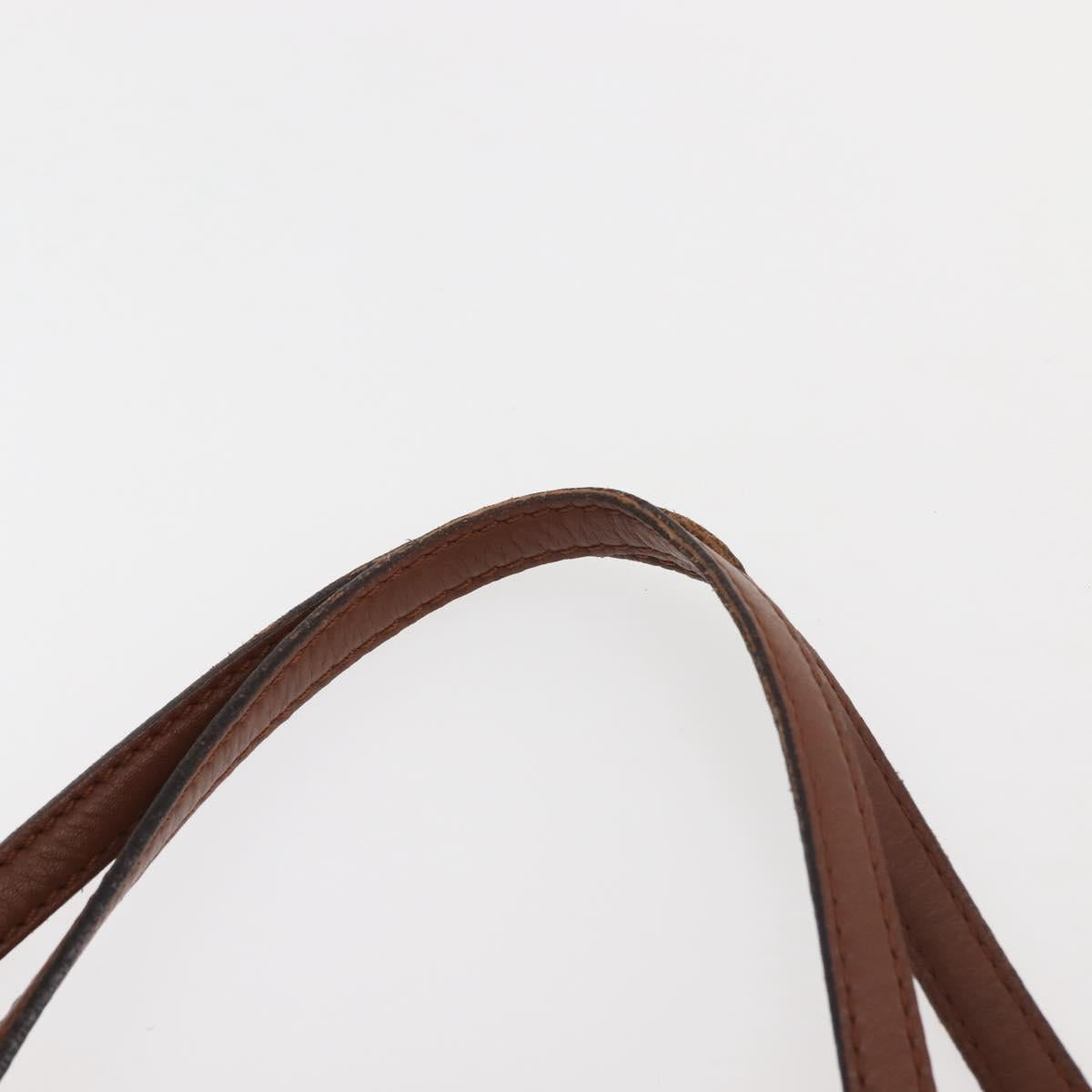 Chloe Tote Bag Leather Brown Gold
