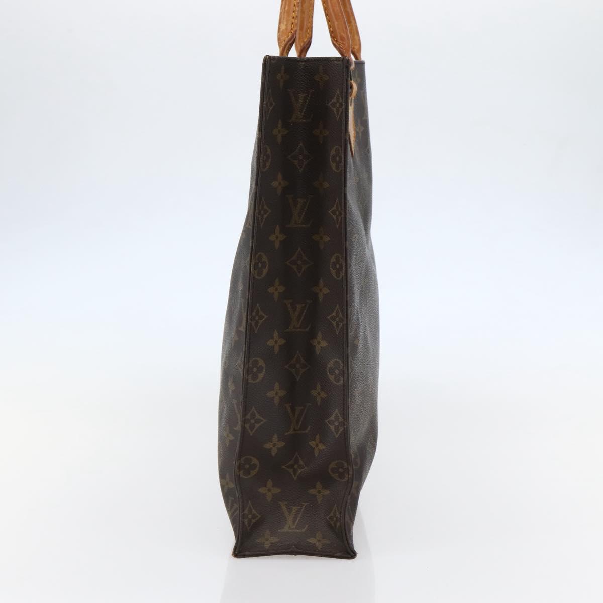 Louis Vuitton Monogram Sac Plat Hand Bag M51140 LV