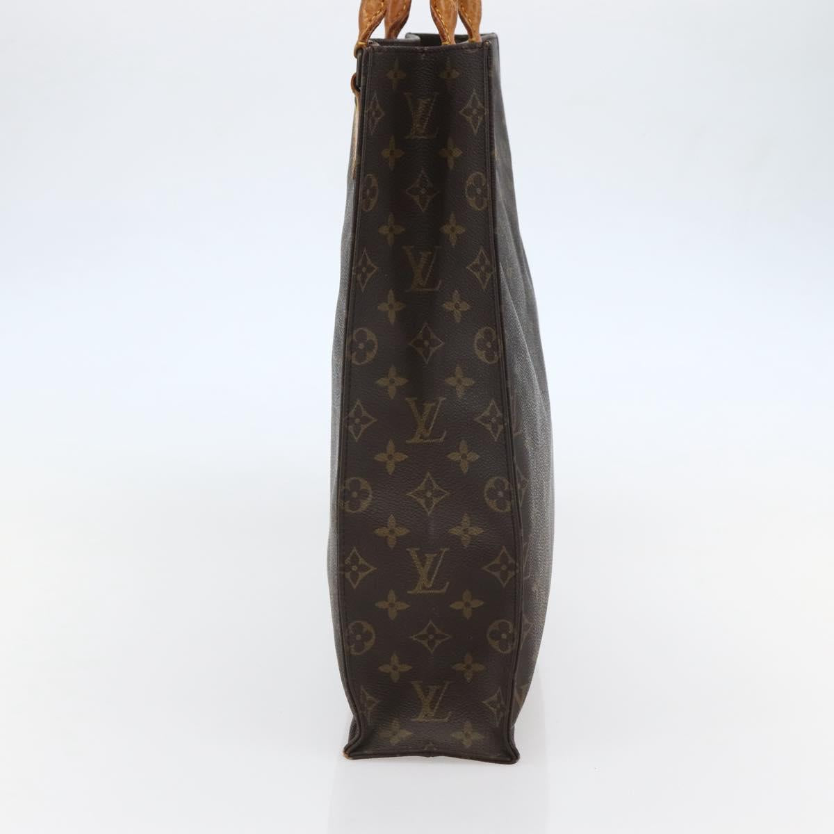 Louis Vuitton Monogram Sac Plat Hand Bag M51140 LV