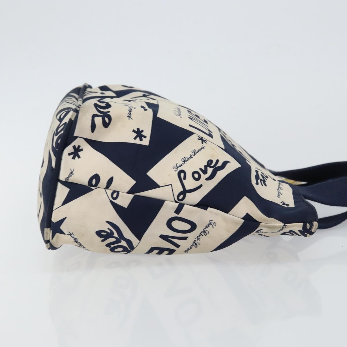 SAINT LAURENT Hand Bag Nylon Navy