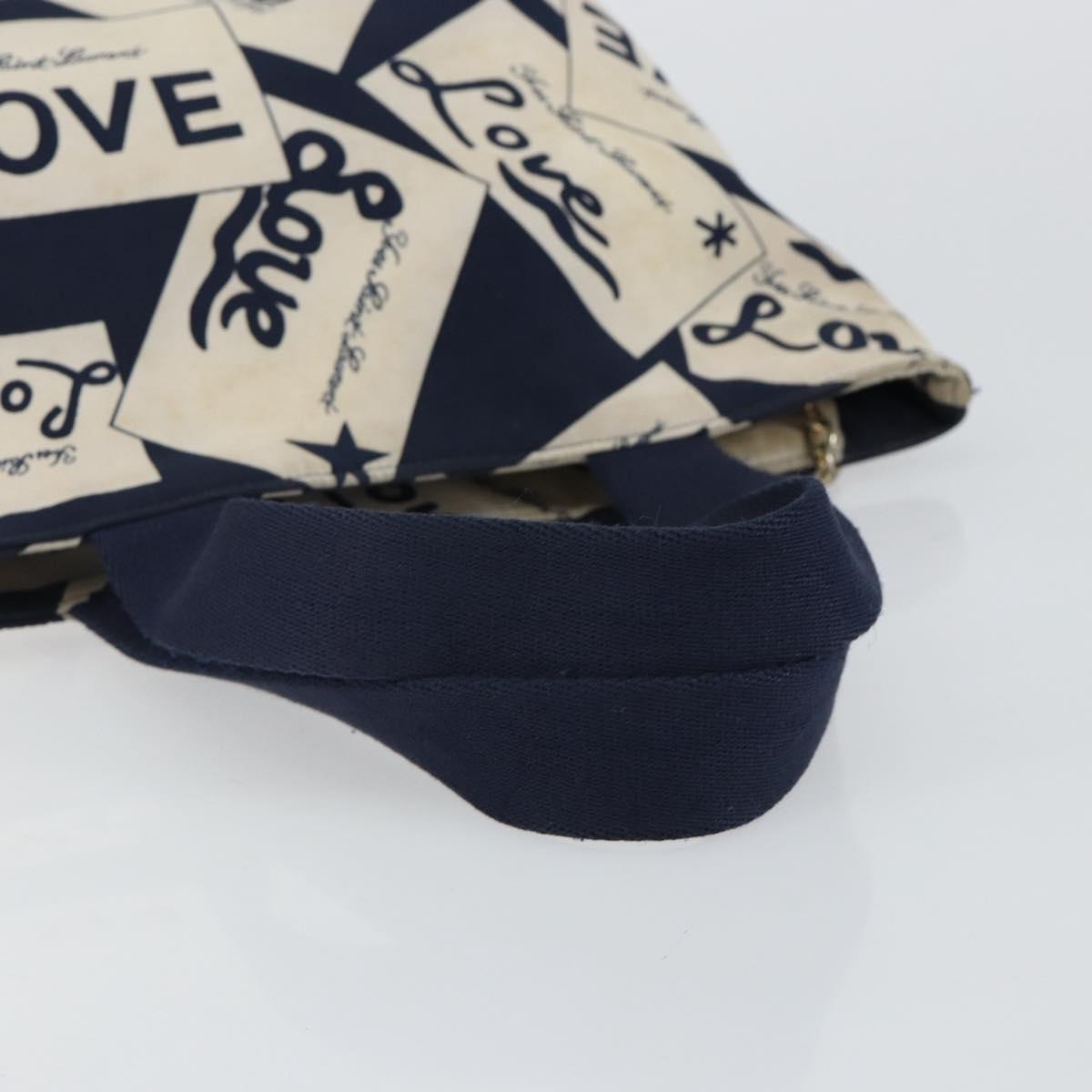 SAINT LAURENT Hand Bag Nylon Navy