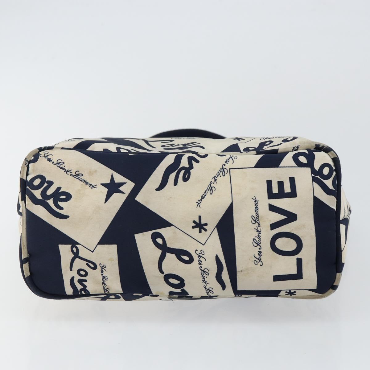 SAINT LAURENT Hand Bag Nylon Navy