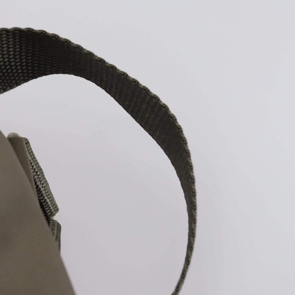 PRADA Backpack Nylon Gray Silver