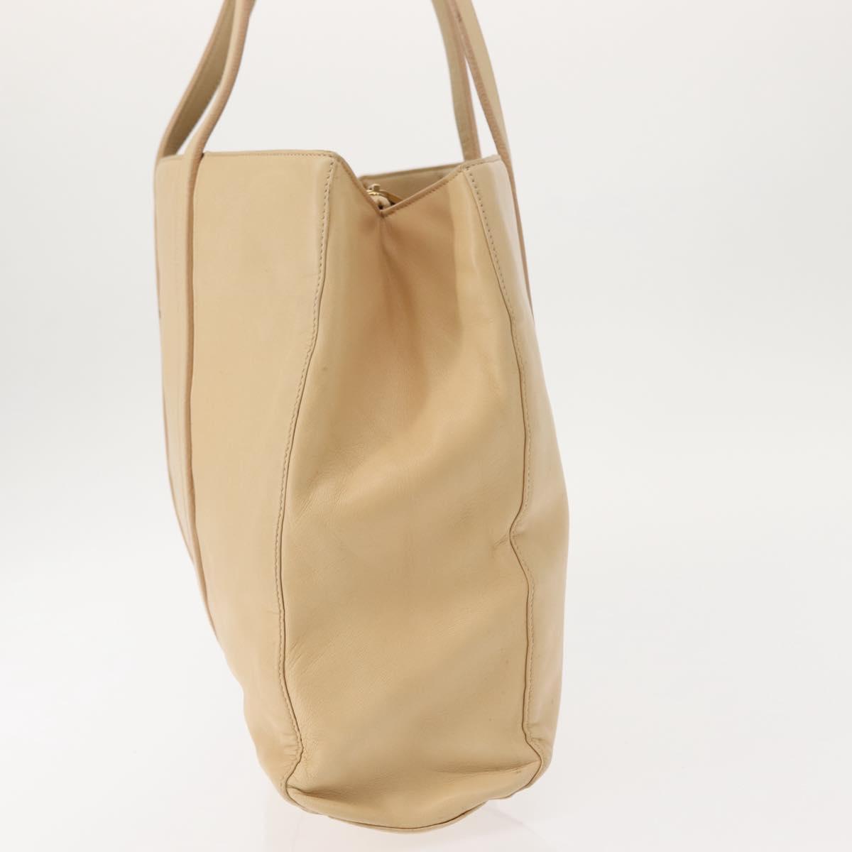 LOEWE Tote Bag Nappa leather Beige Gold