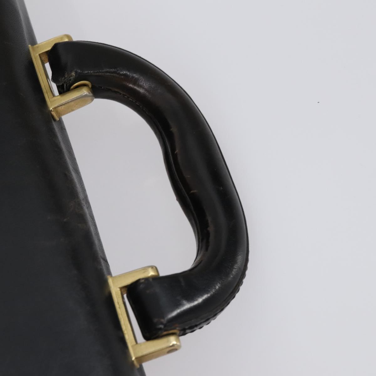 BALLY Hand Bag Leather 3Set Black Ivory