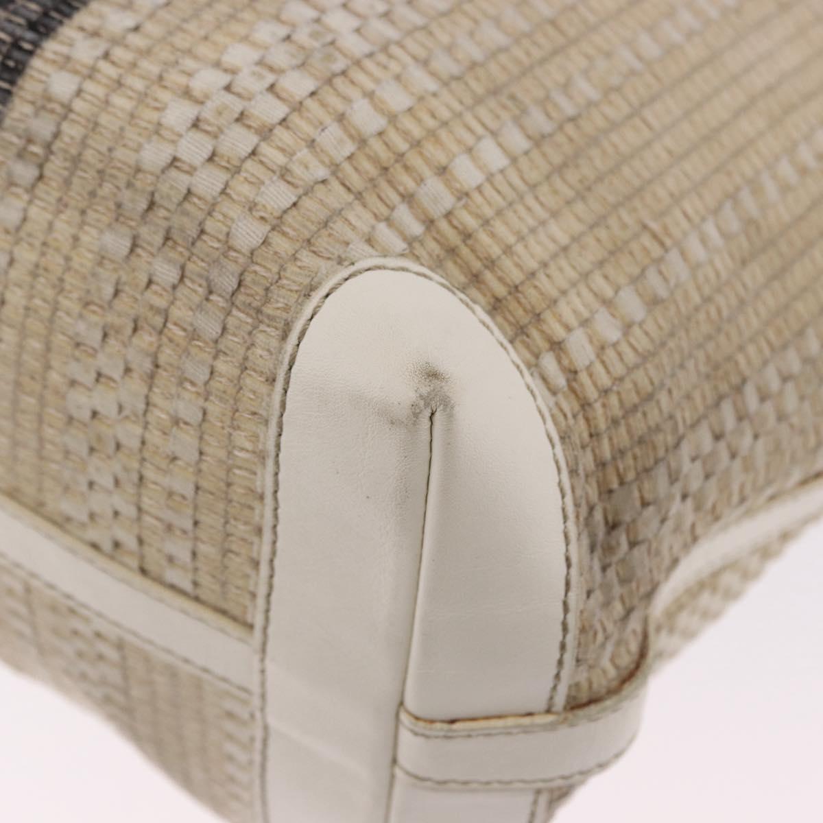 FENDI Tote Bag Canvas Beige Gold
