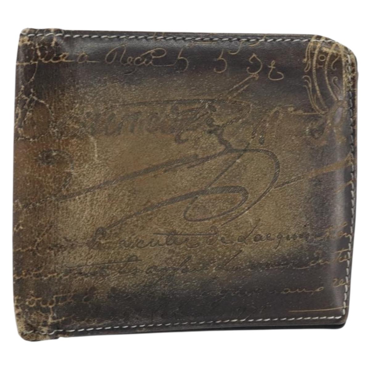 Berluti Wallet Leather Brown
