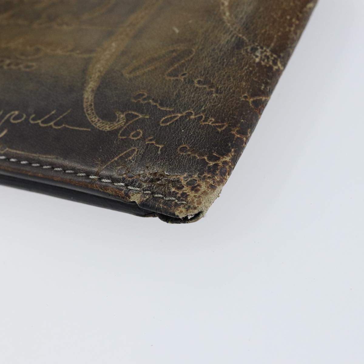 Berluti Wallet Leather Brown