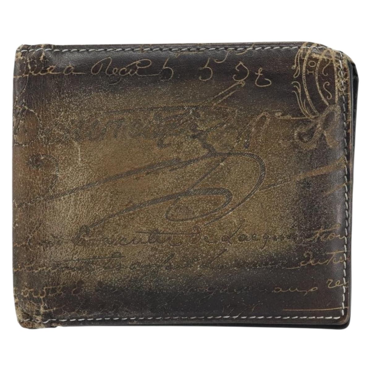 Berluti Wallet Leather Brown