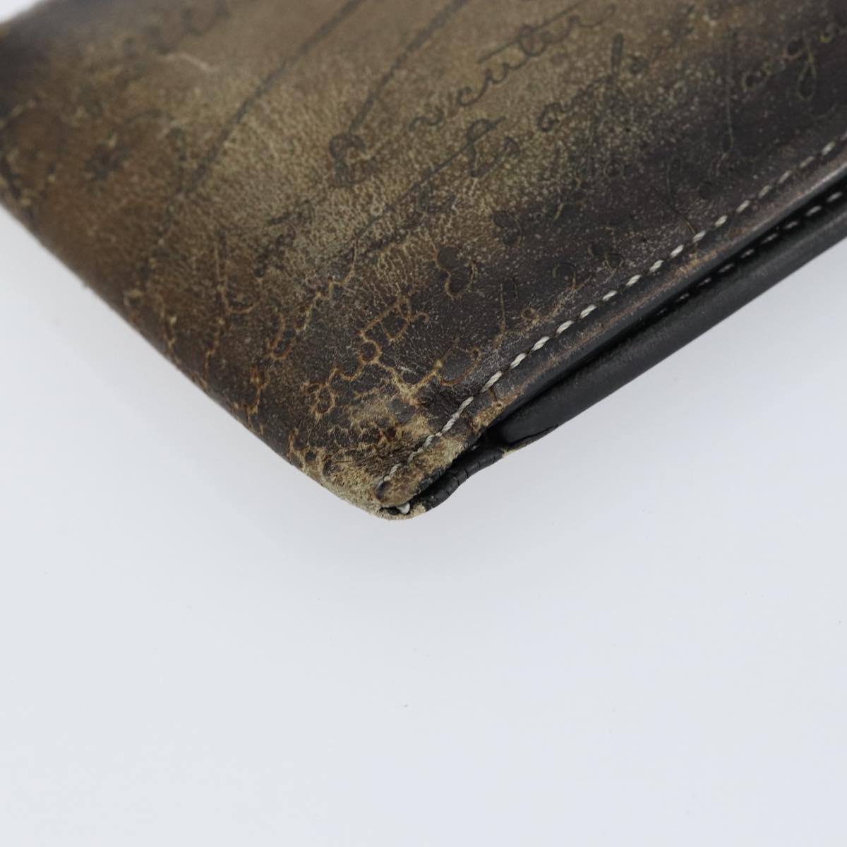 Berluti Wallet Leather Brown