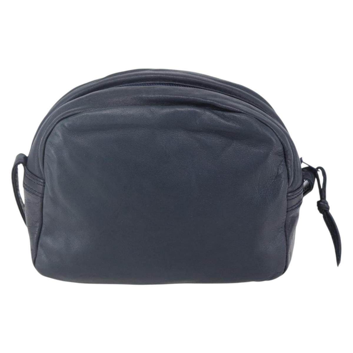 LOEWE Anagram Shoulder Bag Leather Navy
