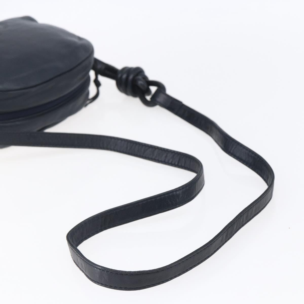 LOEWE Anagram Shoulder Bag Leather Navy