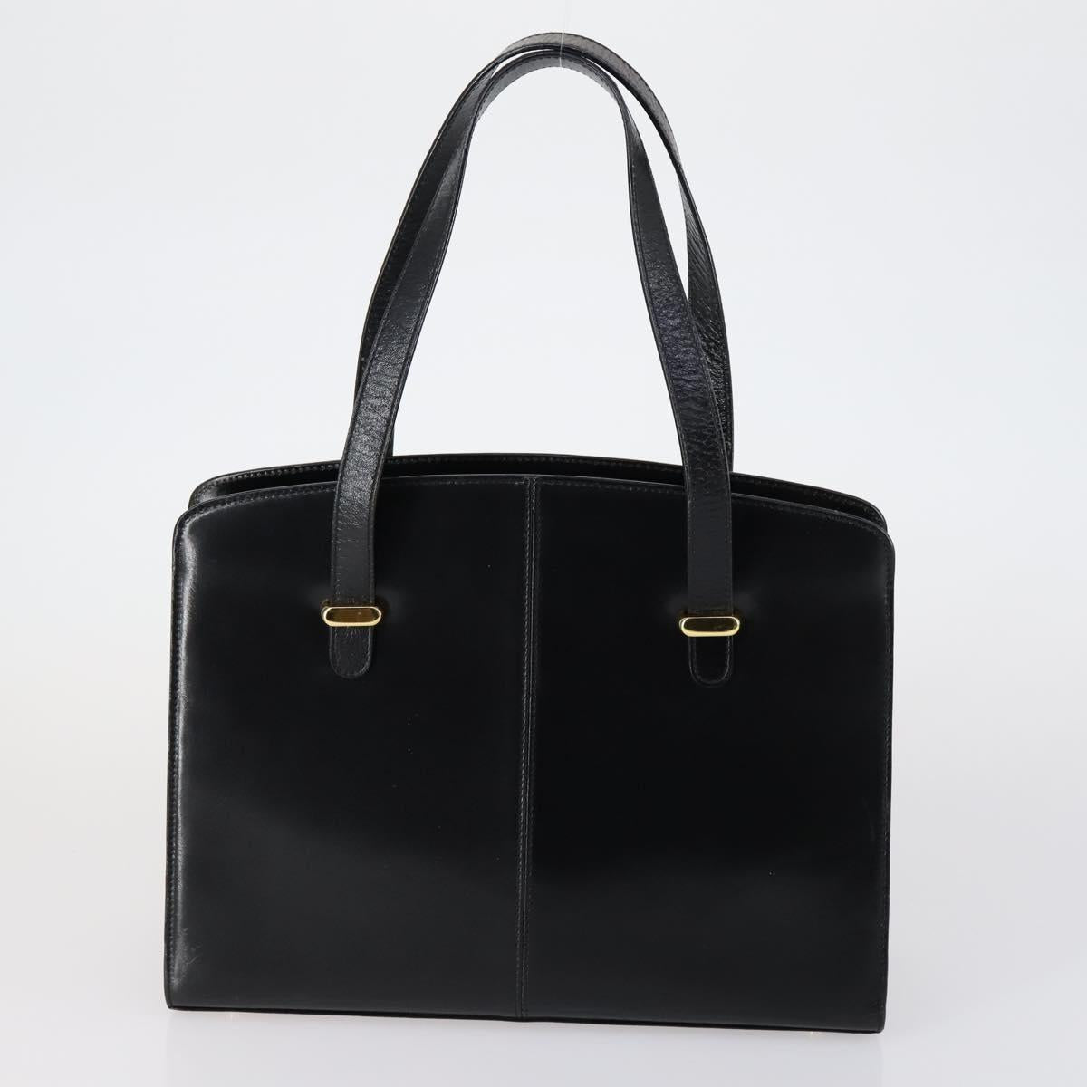 BALLY Hand Bag Leather 2 Set Black
