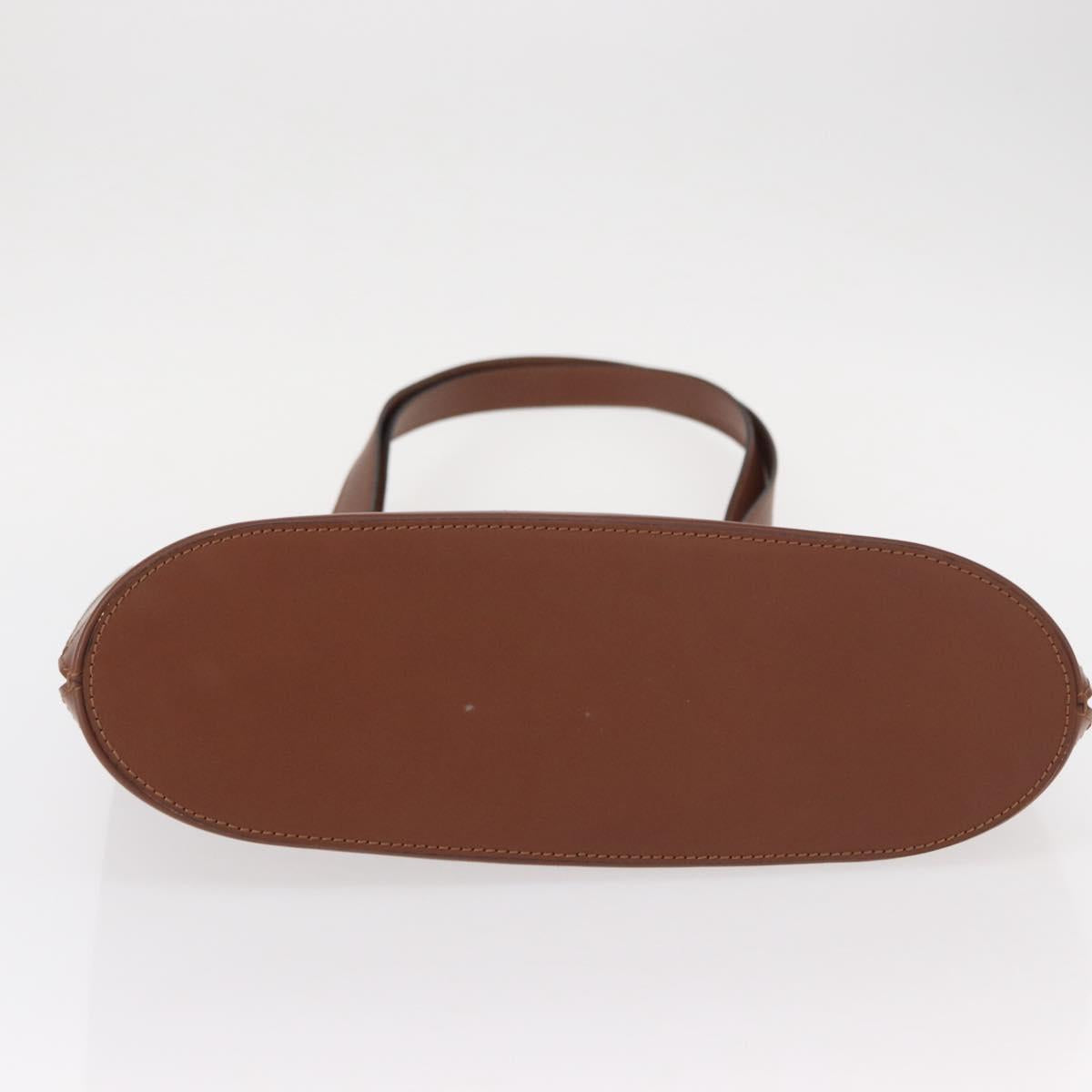CELINE Shoulder Bag Leather Brown Gold