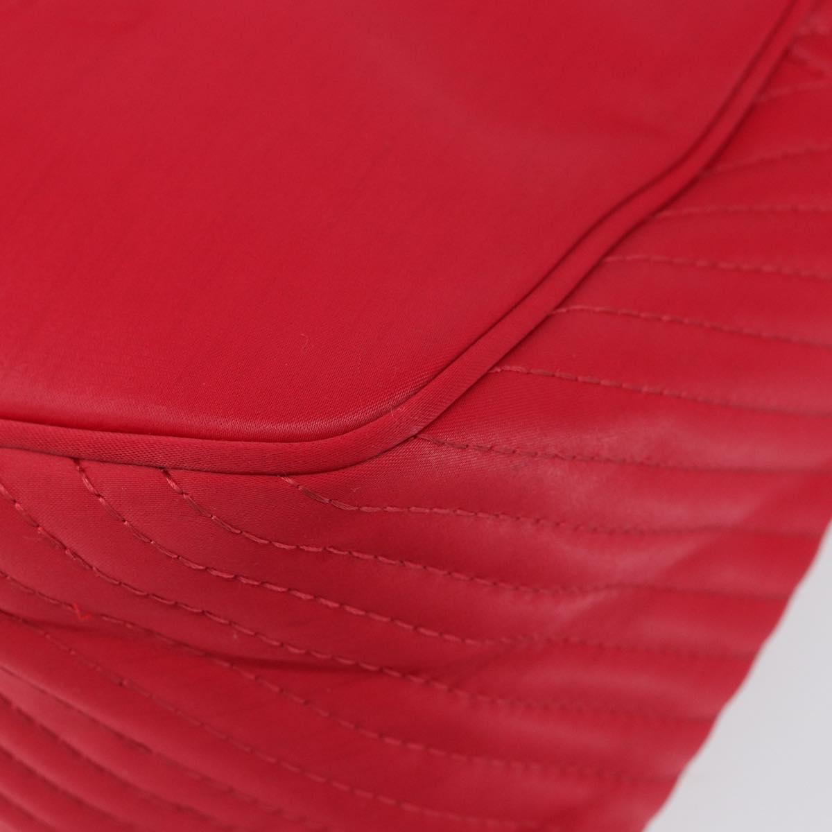 SAINT LAURENT Shoulder Bag Nylon Red