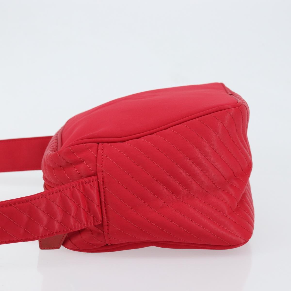 SAINT LAURENT Shoulder Bag Nylon Red
