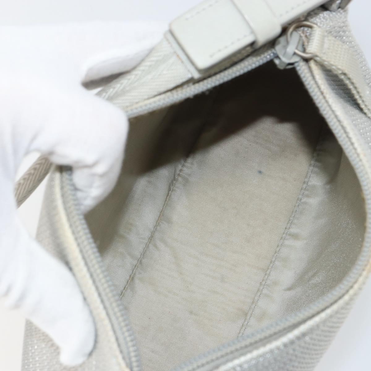 PRADA Sports Shoulder Bag Nylon Gray Silver