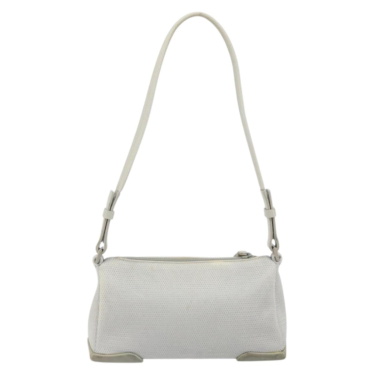 PRADA Sports Shoulder Bag Nylon Gray Silver