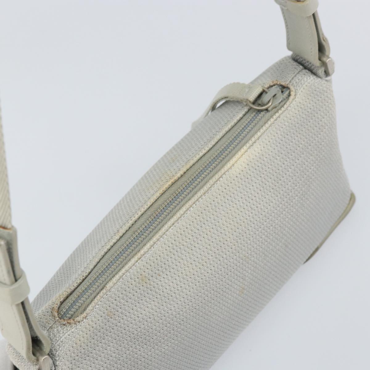 PRADA Sports Shoulder Bag Nylon Gray Silver