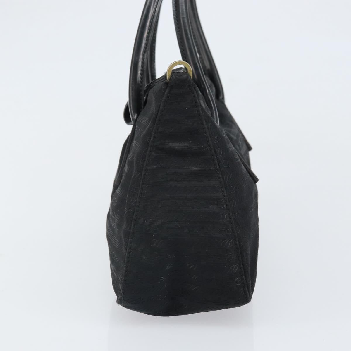 PRADA Hand Bag Nylon Black