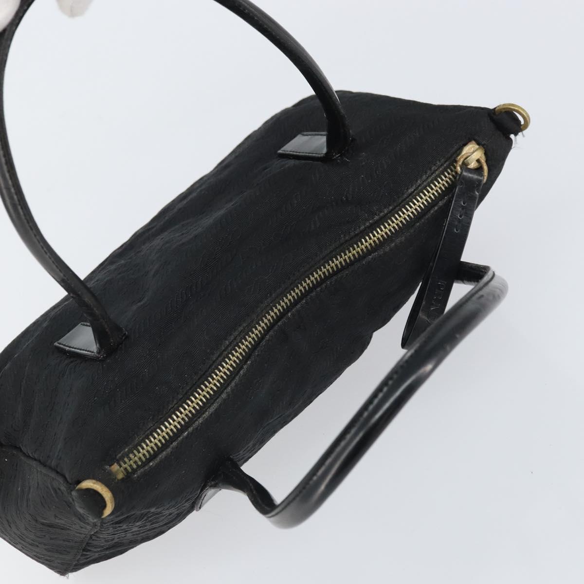PRADA Hand Bag Nylon Black