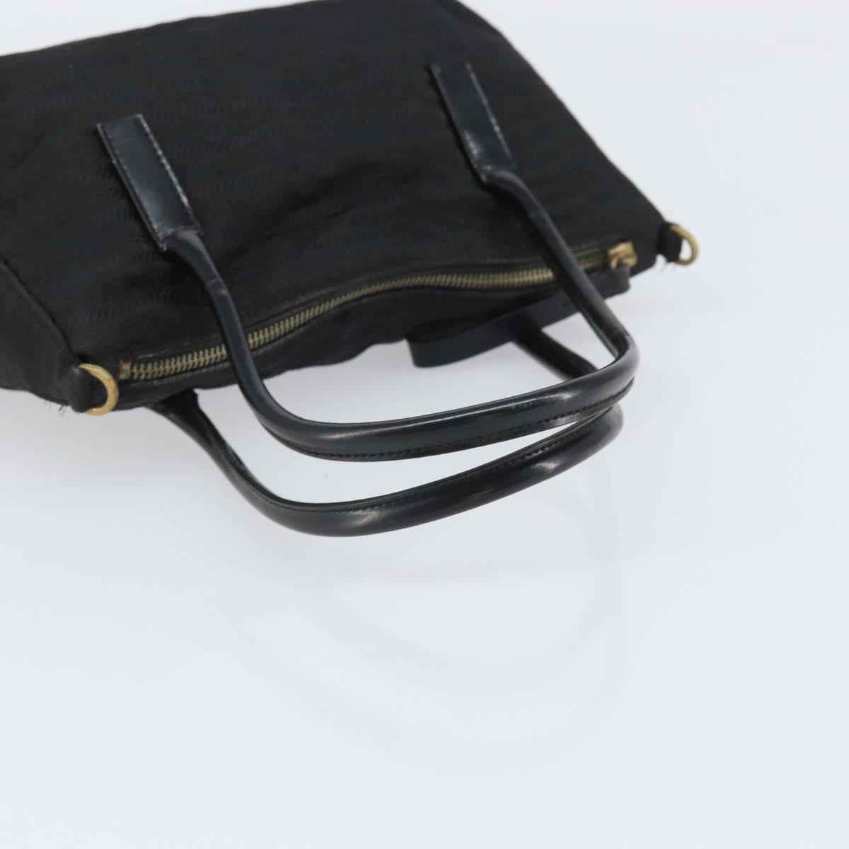 PRADA Hand Bag Nylon Black