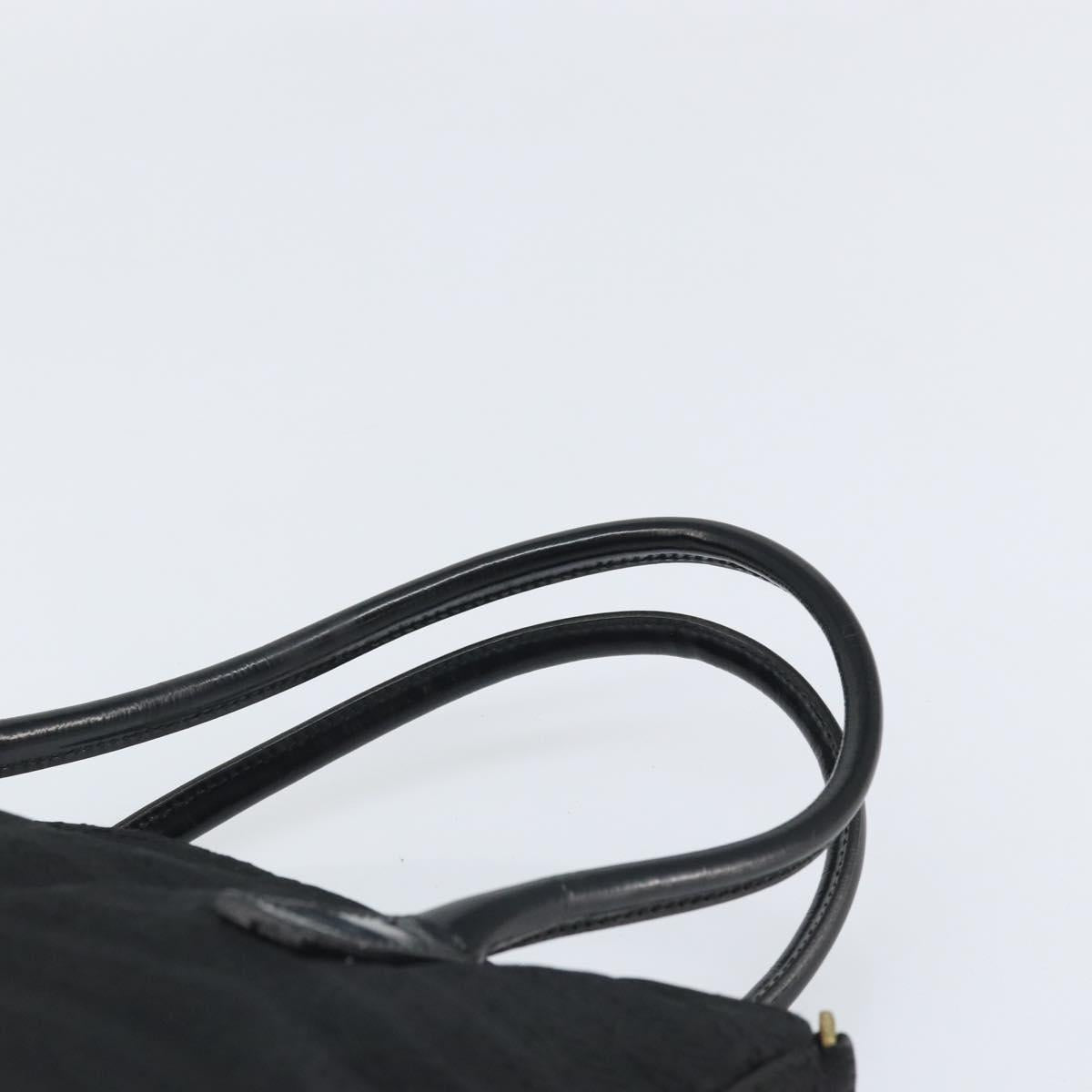 PRADA Hand Bag Nylon Black