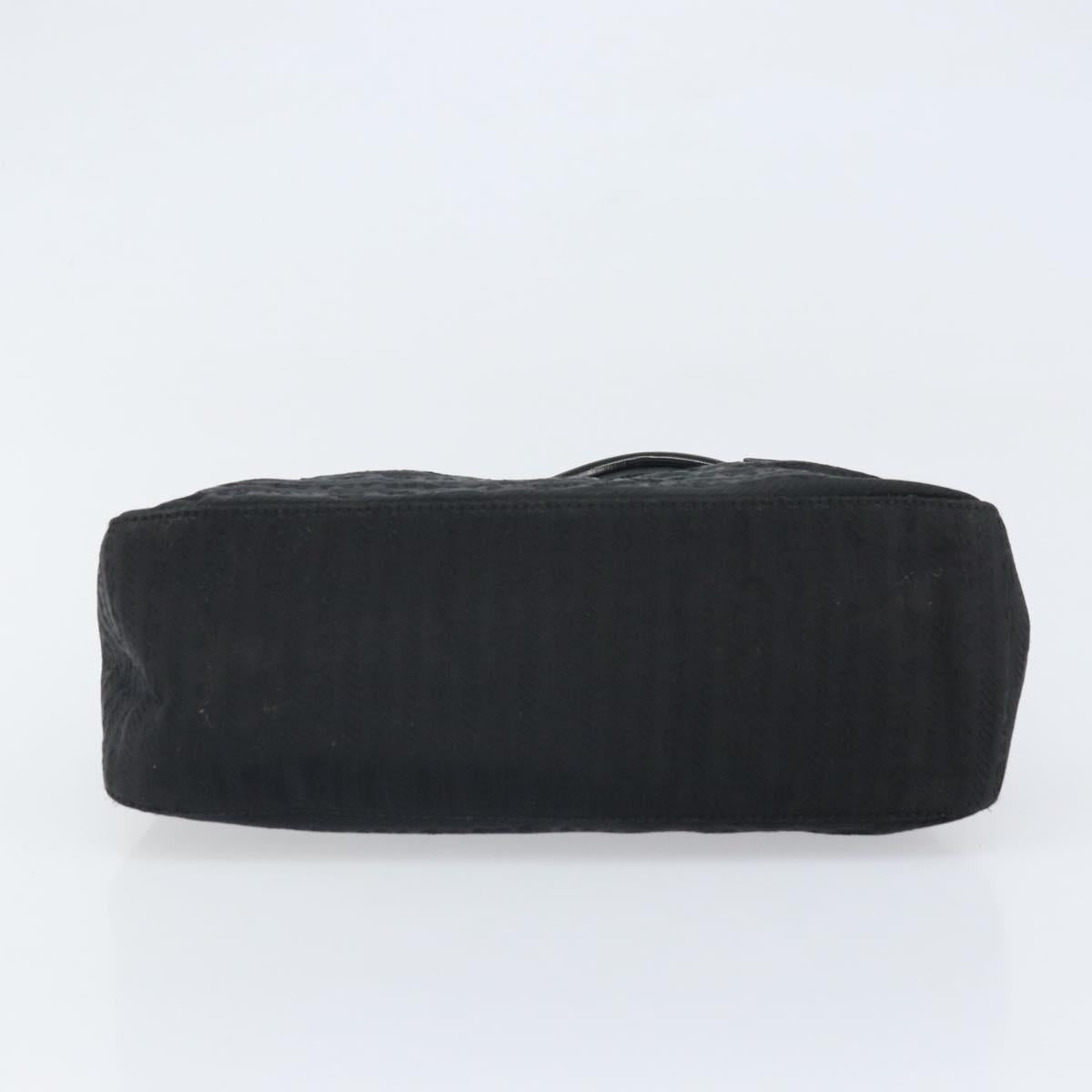PRADA Hand Bag Nylon Black