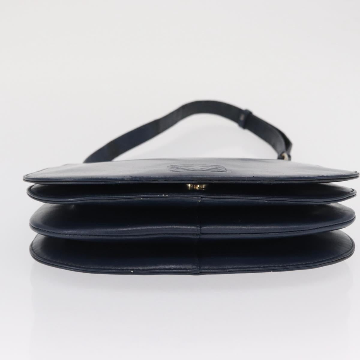 LOEWE Shoulder Bag Leather Blue