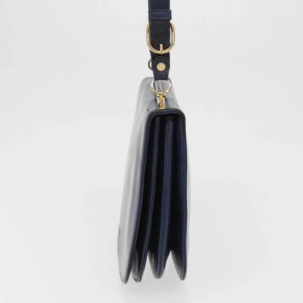 LOEWE Shoulder Bag Leather Blue
