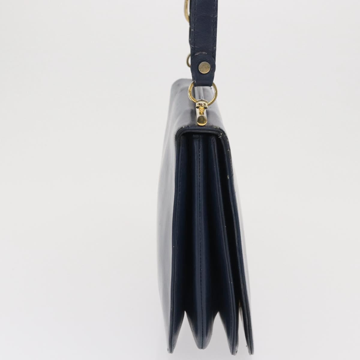 LOEWE Shoulder Bag Leather Blue