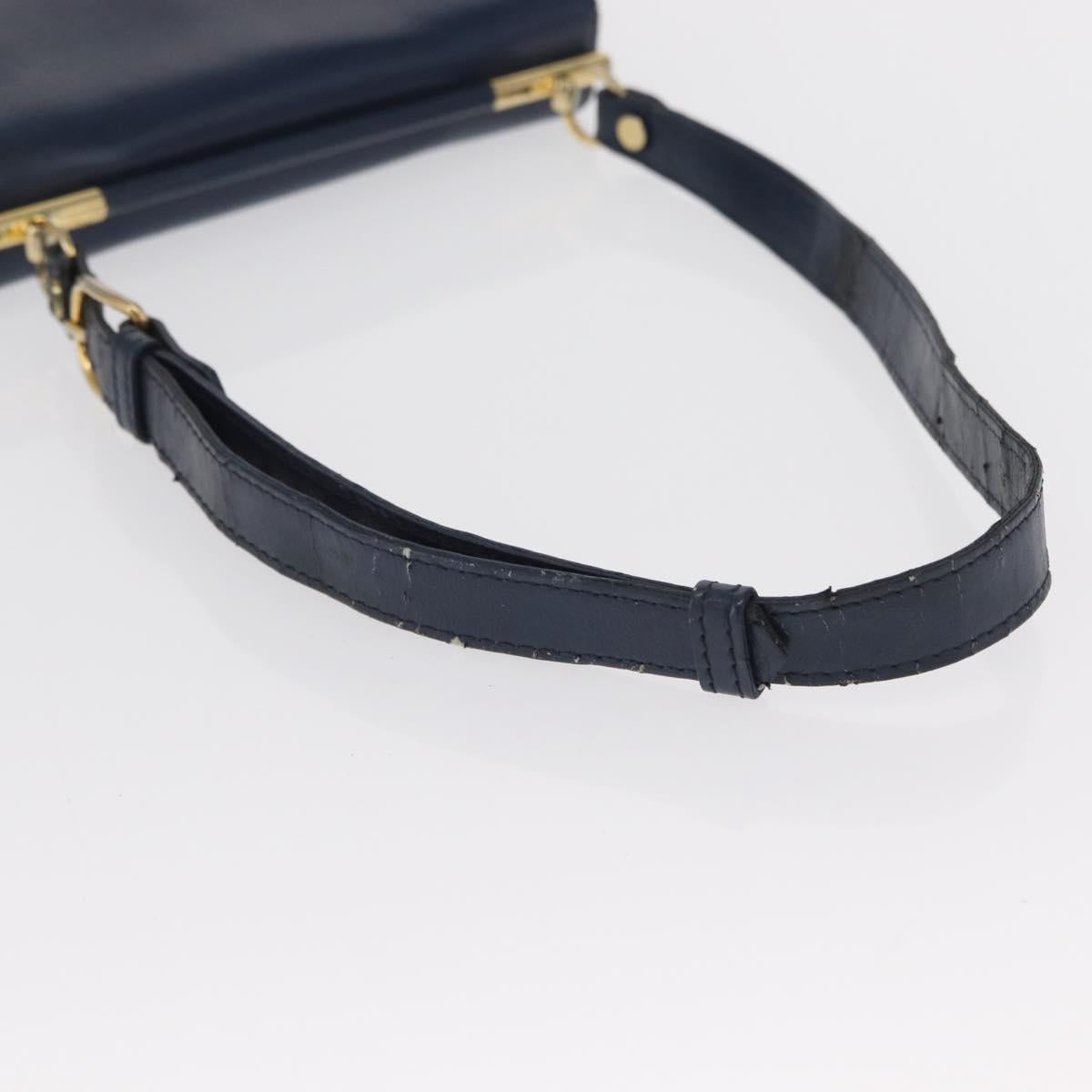 LOEWE Shoulder Bag Leather Blue