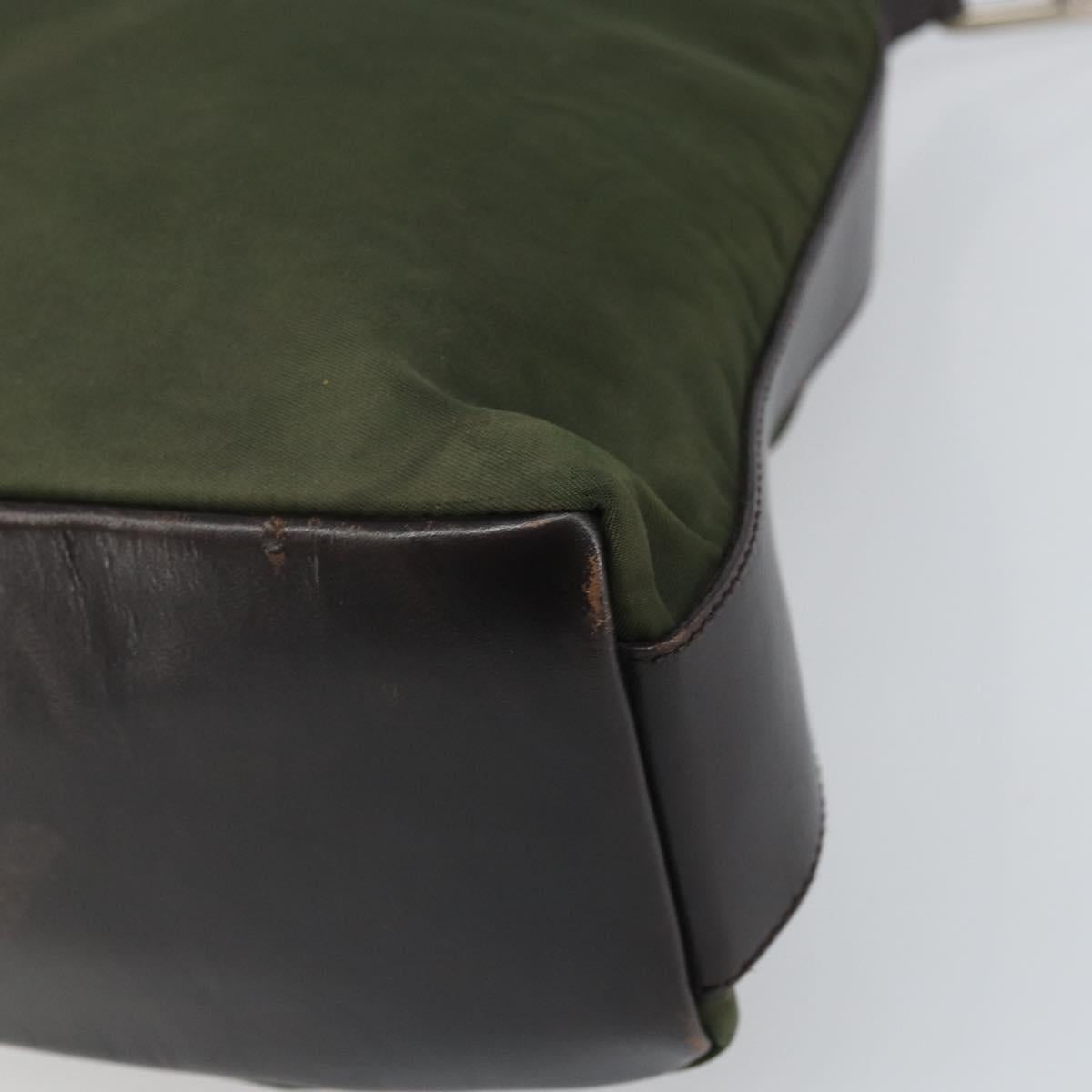 PRADA Shoulder Bag Nylon Khaki
