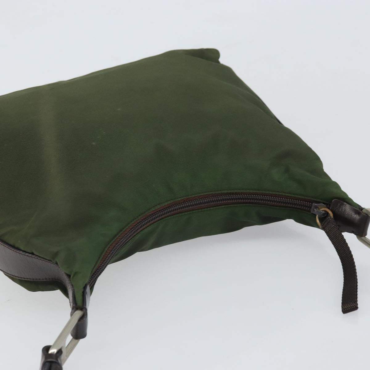 PRADA Shoulder Bag Nylon Khaki