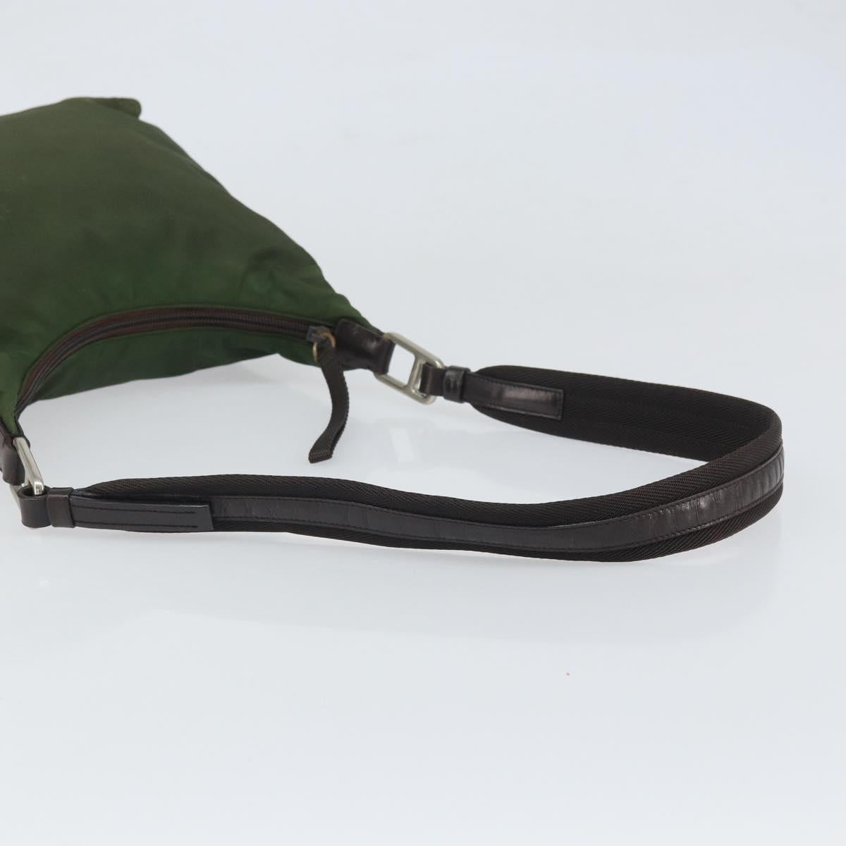 PRADA Shoulder Bag Nylon Khaki