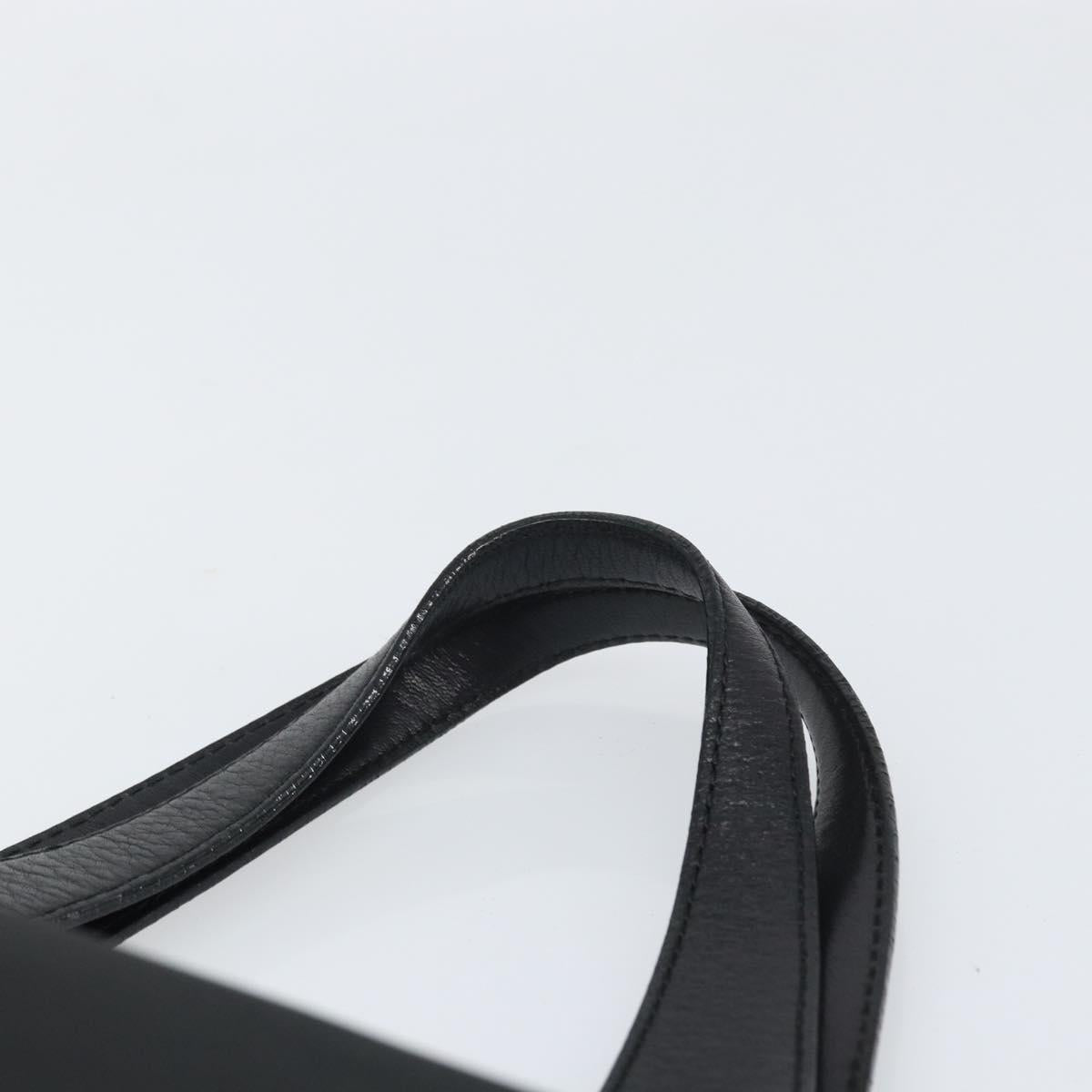 BURBERRY Hand Bag Nylon Black Silver