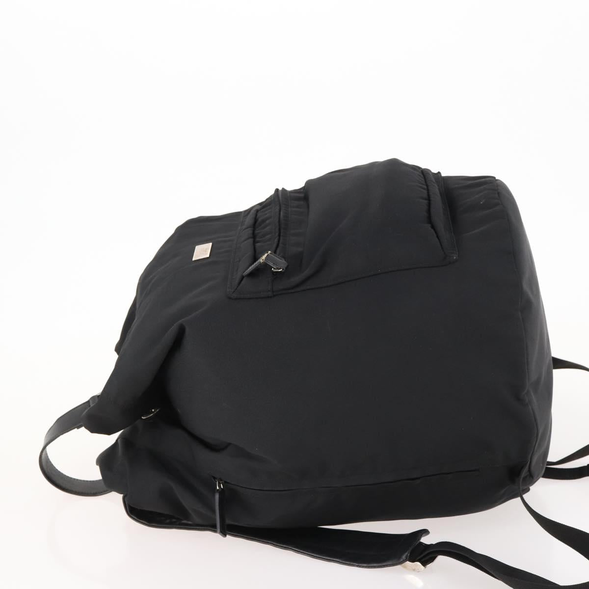 GUCCI Backpack Nylon Black Silver 019 0585