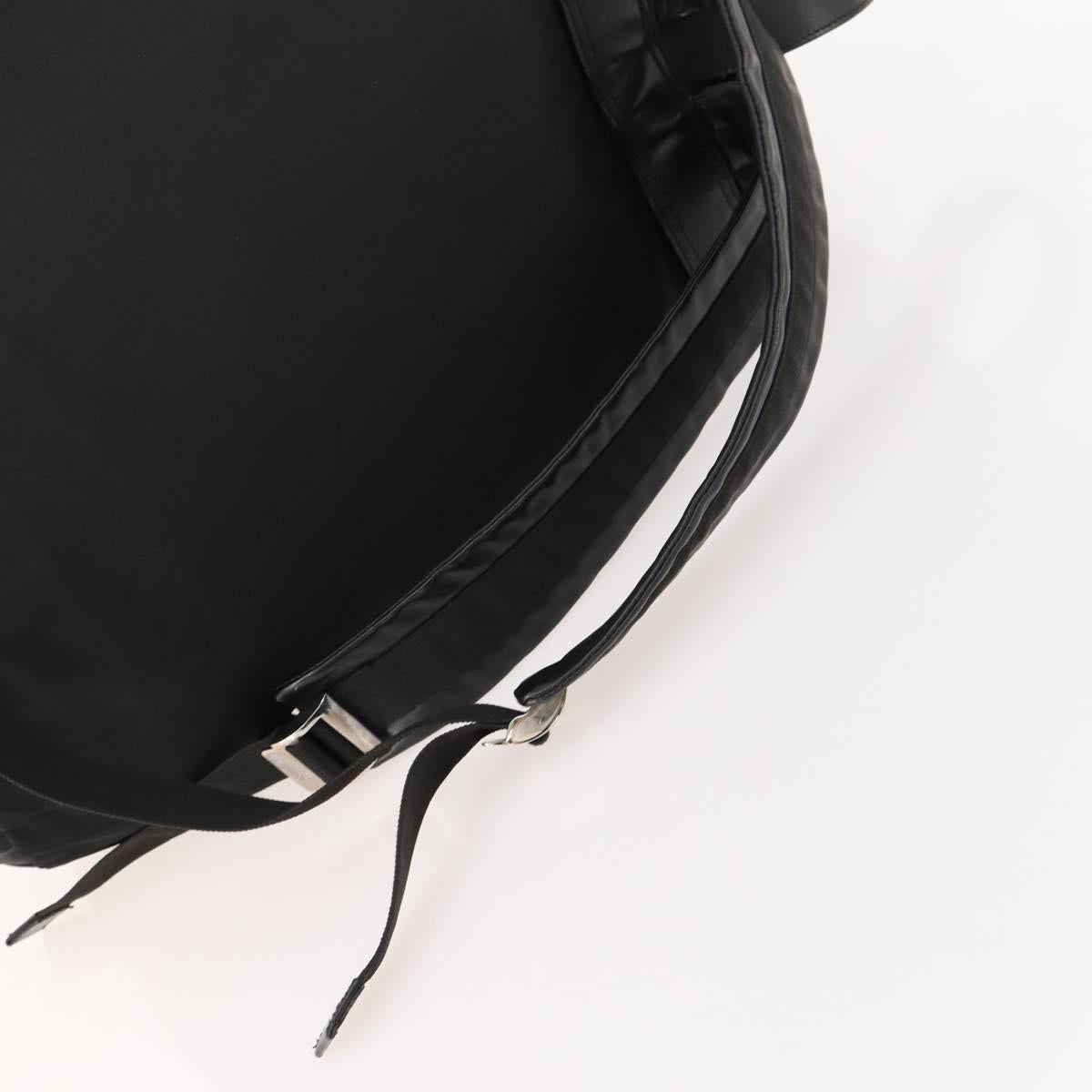 GUCCI Backpack Nylon Black Silver 019 0585