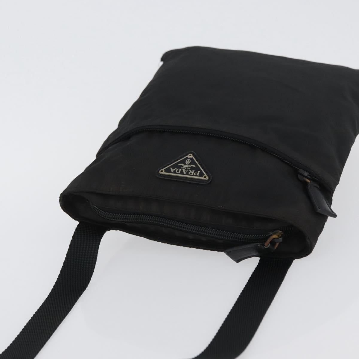 PRADA Shoulder Bag Nylon Black